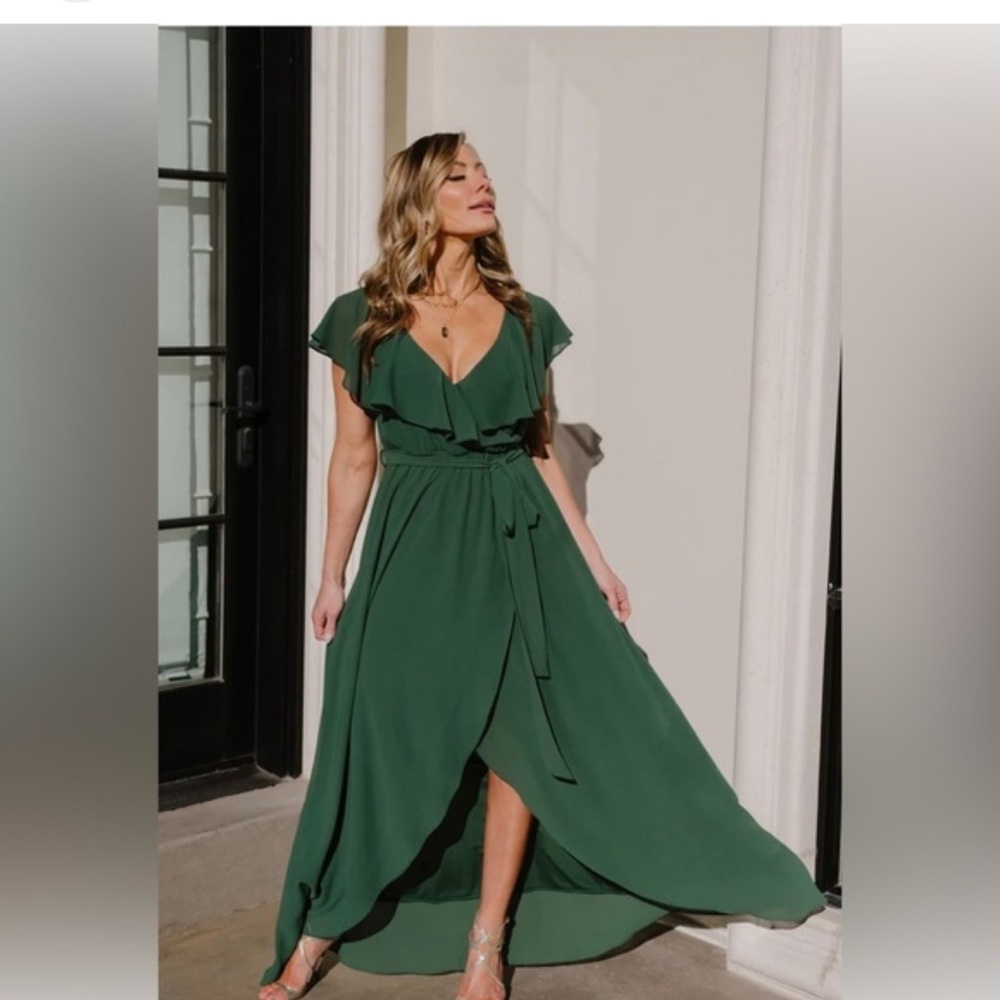 Baltic Born Wrap Ever Green Maxi Dress Size Xxxl New